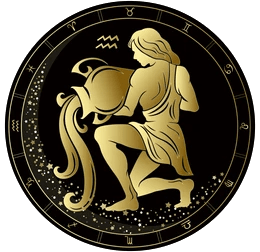 Aquarius-zodiac-sign-golden-circle